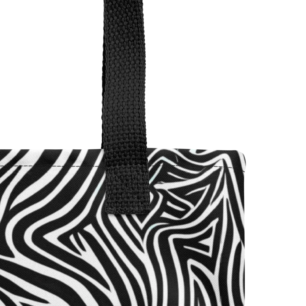 Monochrome Current on Tote Bag — Product details