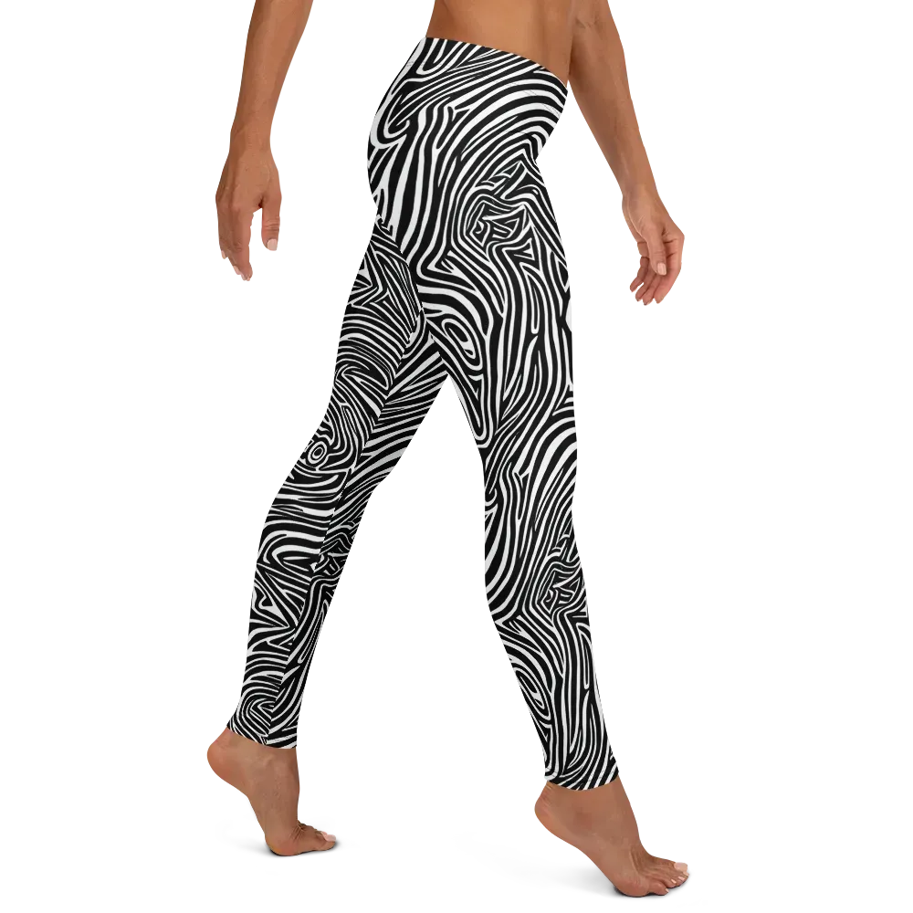 Monochrome Current on Leggings — Right