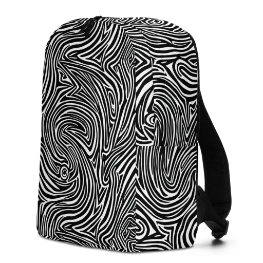 Monochrome Current on a Minimalist Backpack