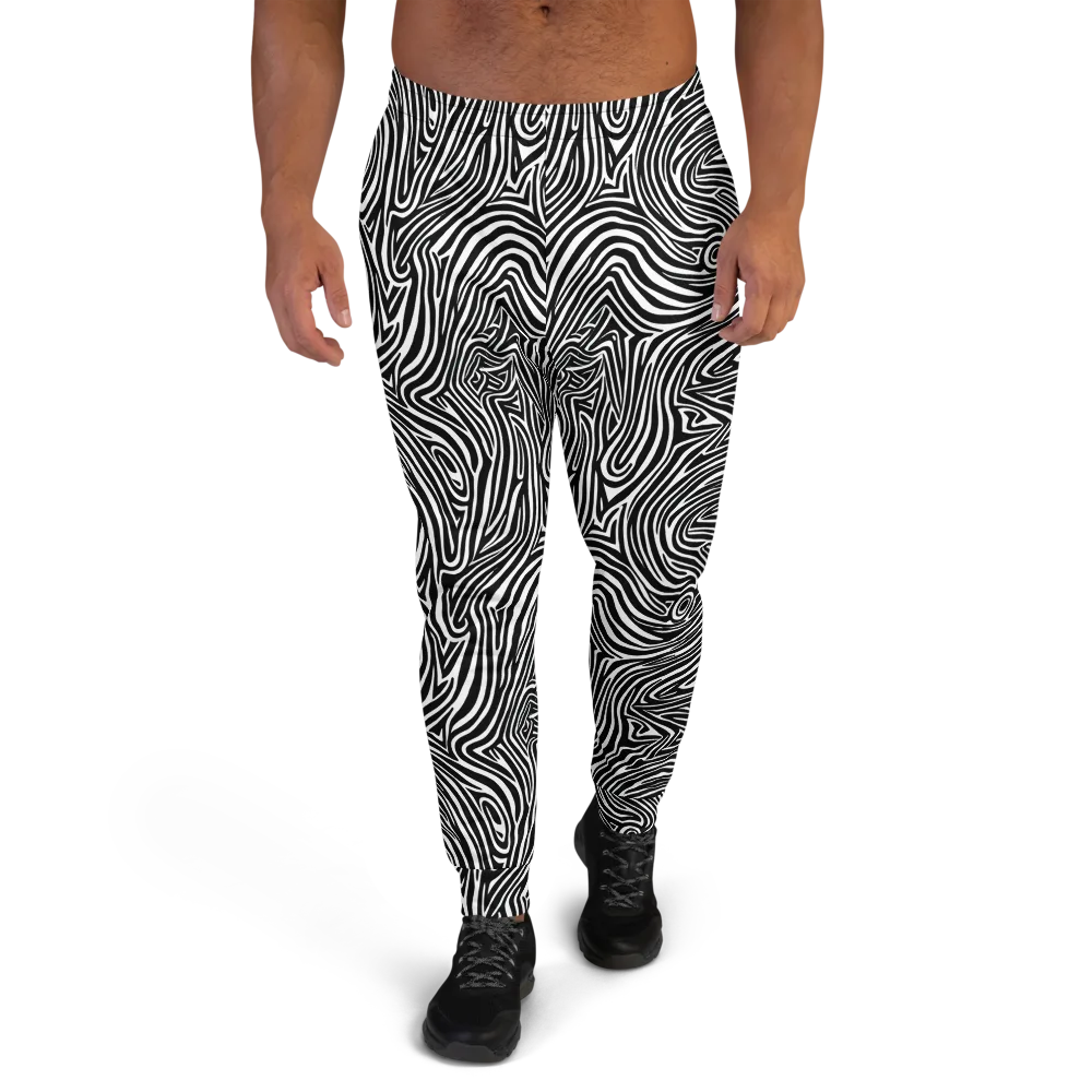 Monochrome Current on Men's Joggers — Front
