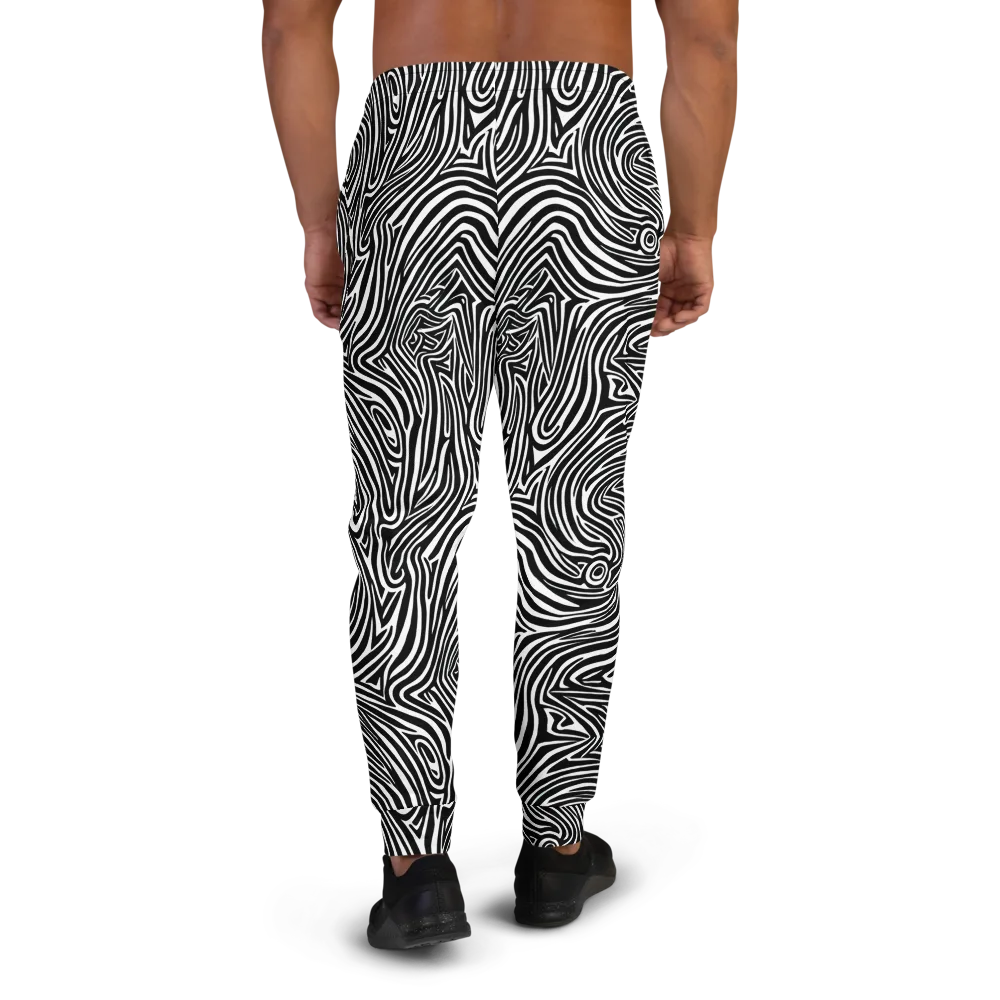 Monochrome Current on Men's Joggers — Back