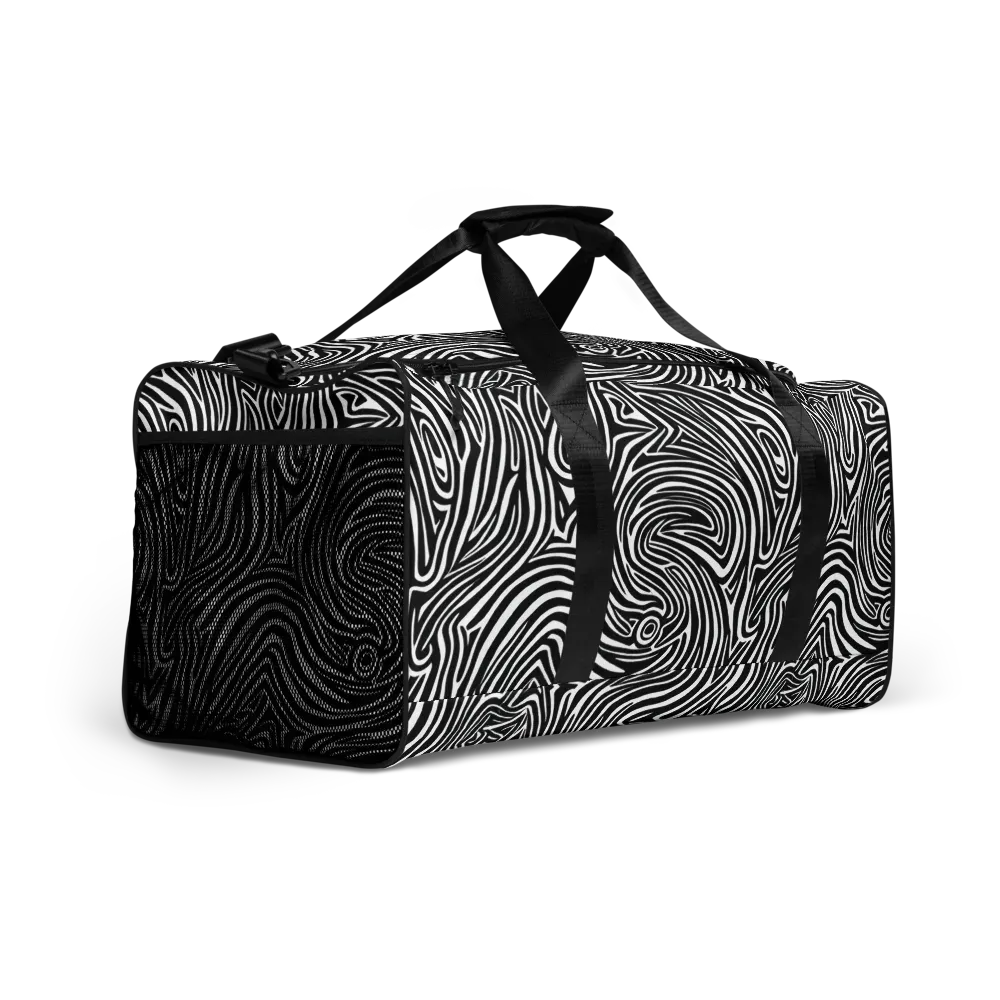 Monochrome Current on Duffle Bag — Right Front