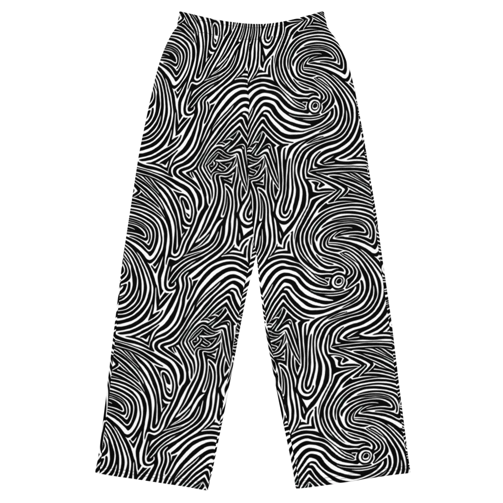 Monochrome Current on Wide-Leg Pants — Front