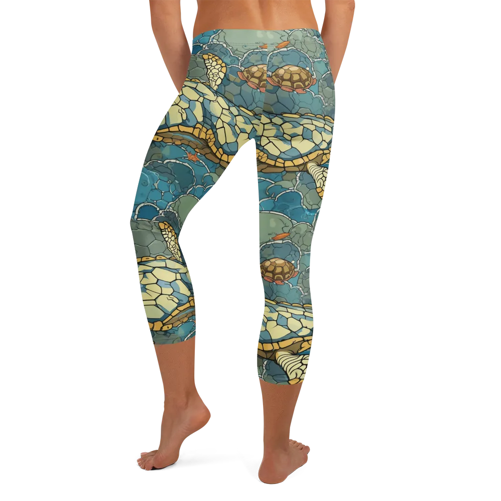 Shellwater Atlas on Capri Leggings — Back
