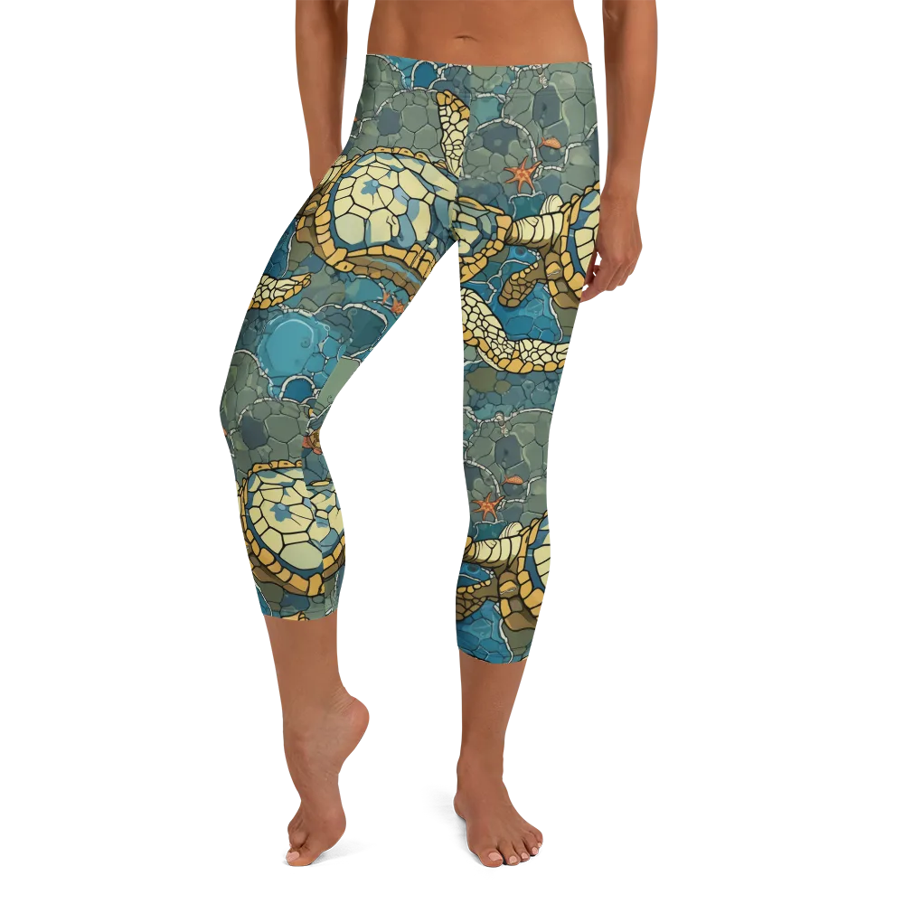 Shellwater Atlas on Capri Leggings — Front