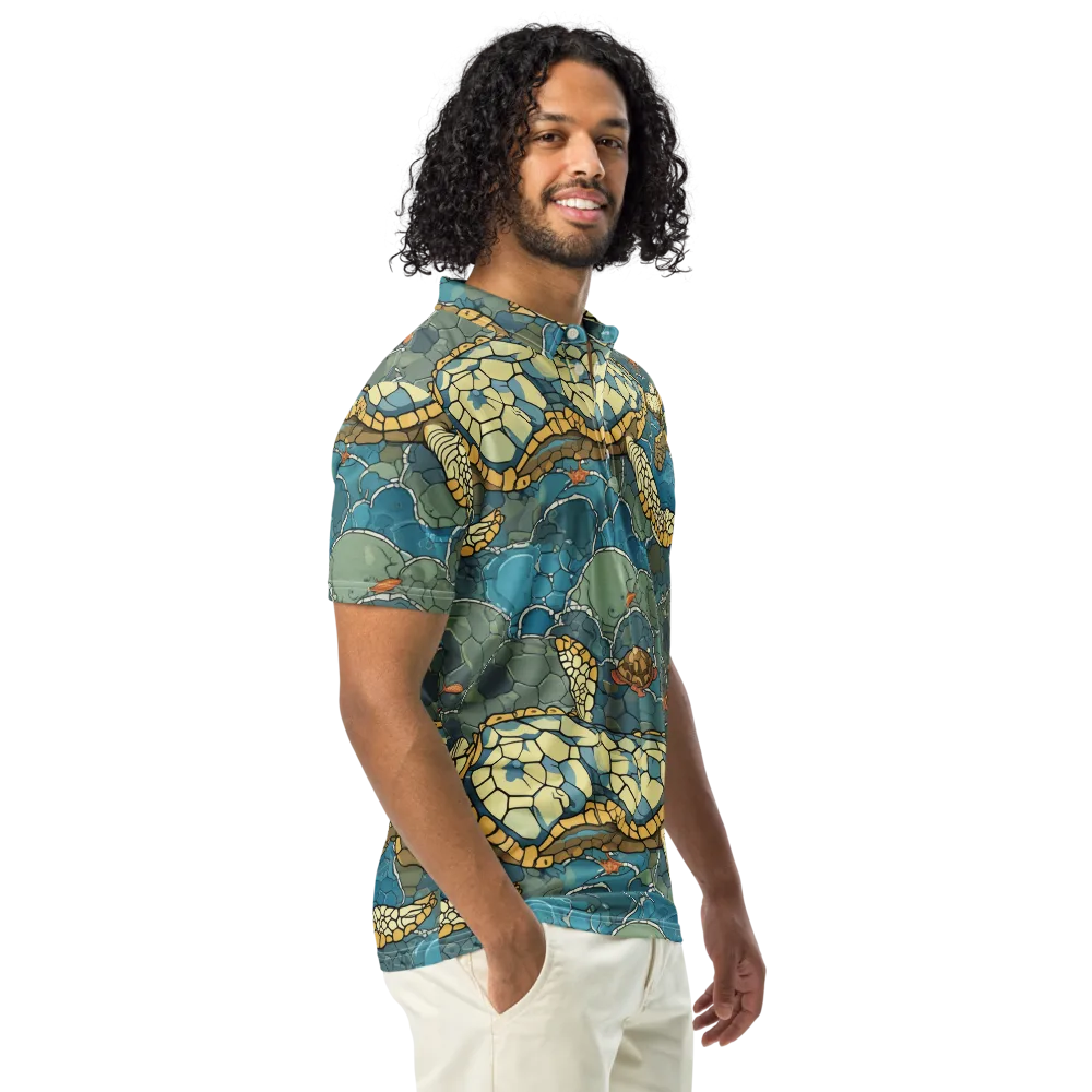 Shellwater Atlas on Men's Slim Fit Polo Shirt — Right Front