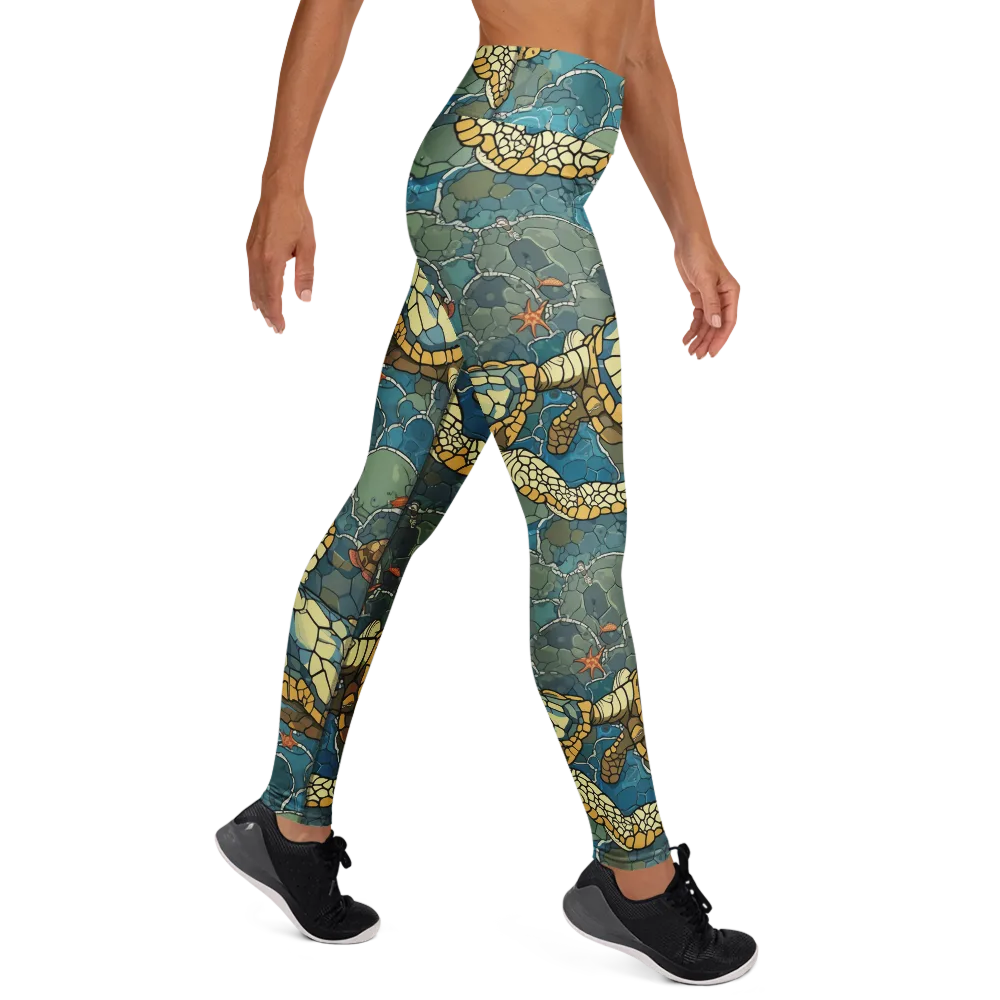 Shellwater Atlas on Yoga Leggings — Right
