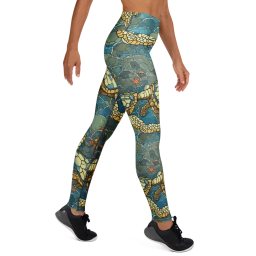 Shellwater Atlas on a Yoga Leggings