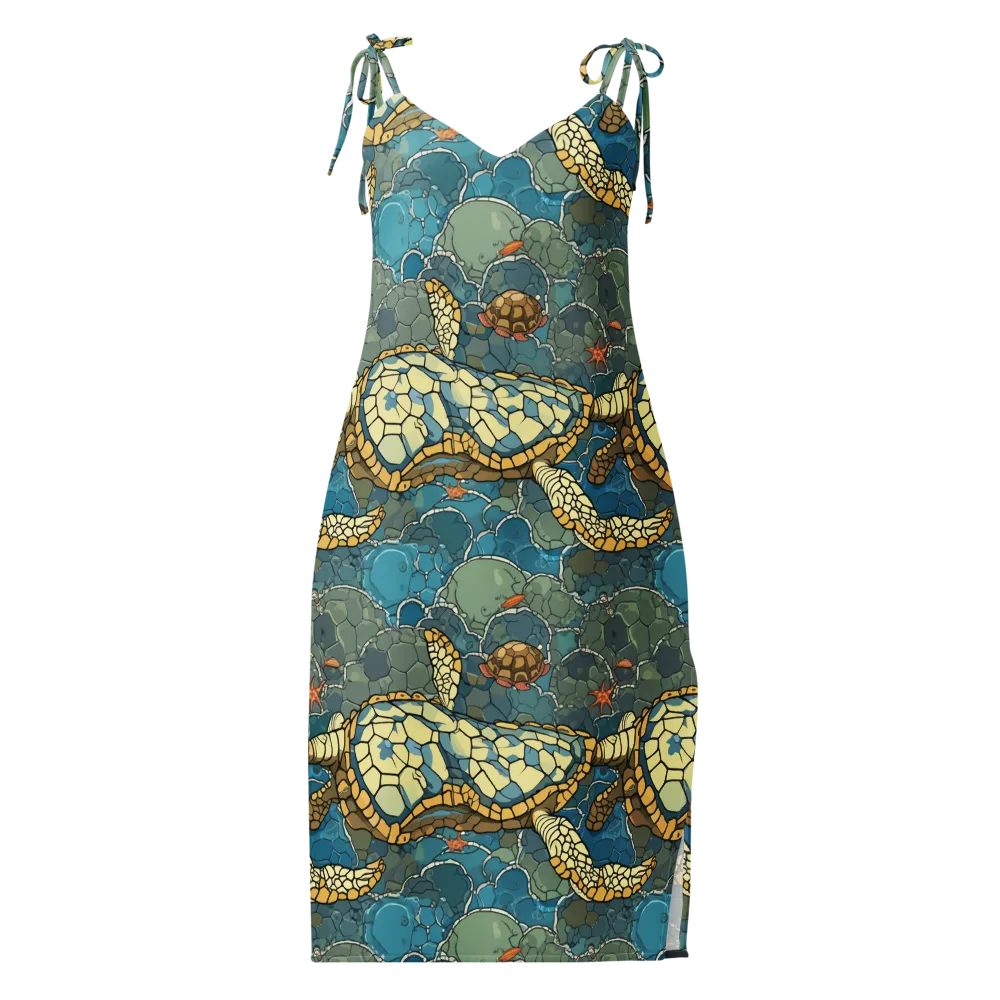 Shellwater Atlas on Slip Dress — Front