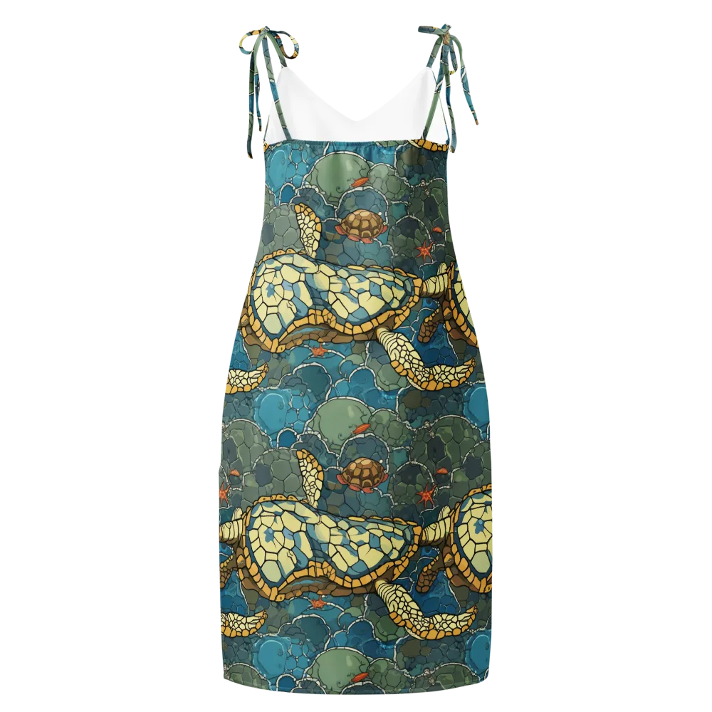 Shellwater Atlas on Slip Dress — Back