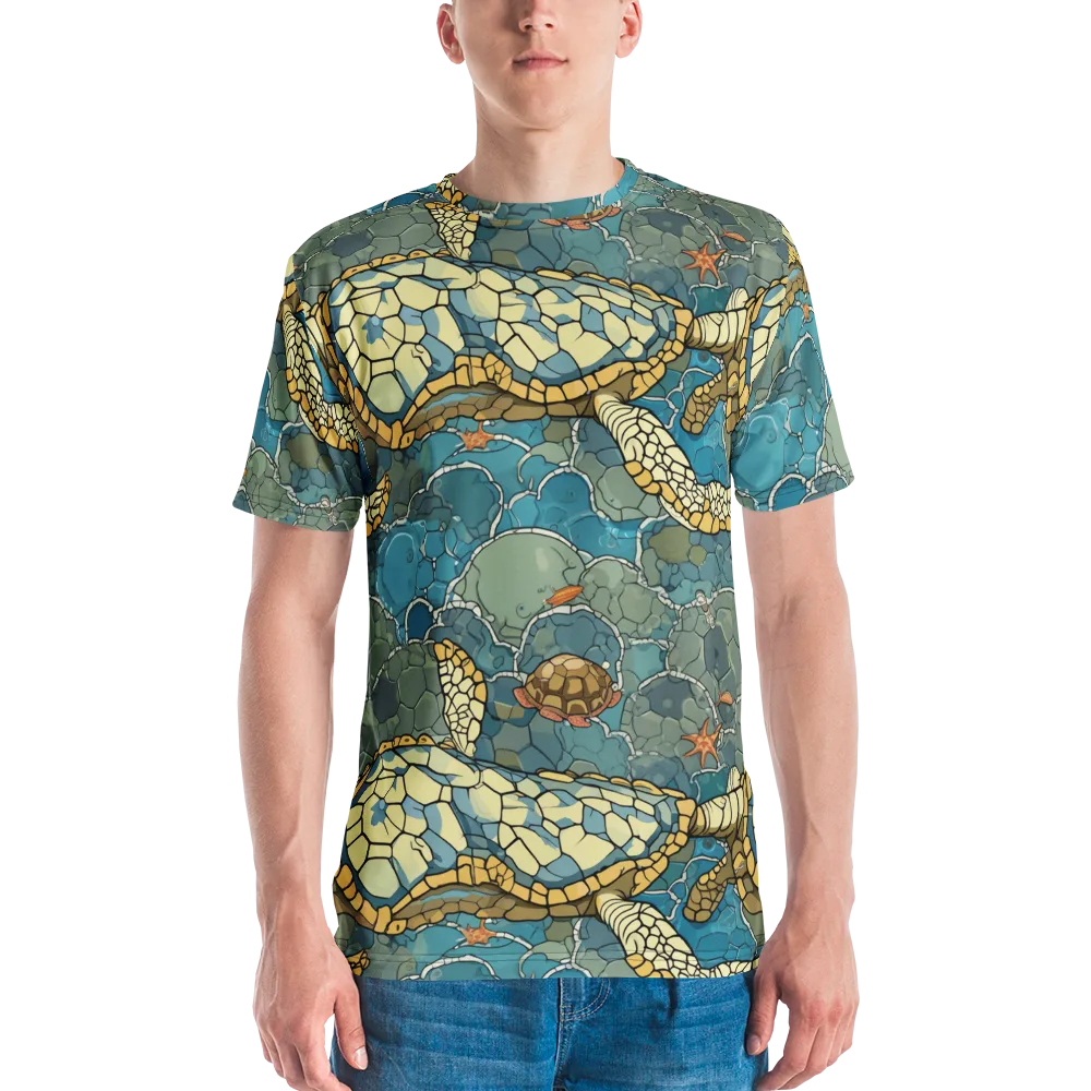 Shellwater Atlas on Men's Crew Neck T-Shirt — Front