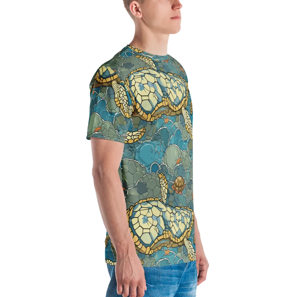 Shellwater Atlas on Men's Crew Neck T-Shirt — Right