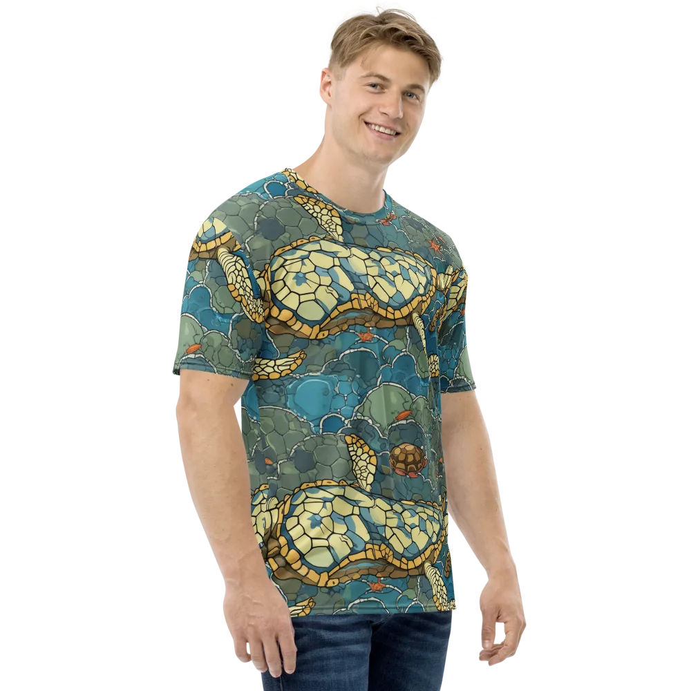 Shellwater Atlas on Men's Crew Neck T-Shirt — Right