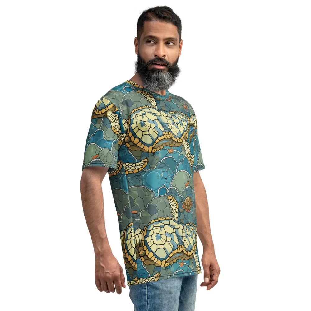 Shellwater Atlas on Men's Crew Neck T-Shirt — Right