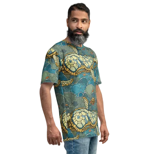 Shellwater Atlas on a Men's Crew Neck T-Shirt