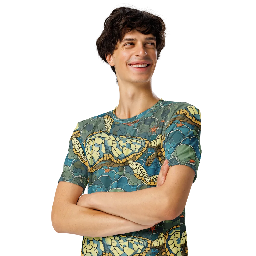 Shellwater Atlas on Men's Crew Neck T-Shirt — Left Front