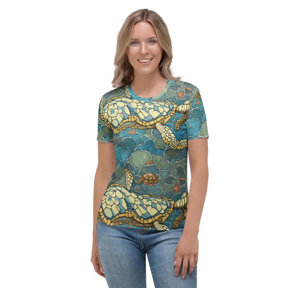 Shellwater Atlas on Women's Crew Neck T-Shirt — Front