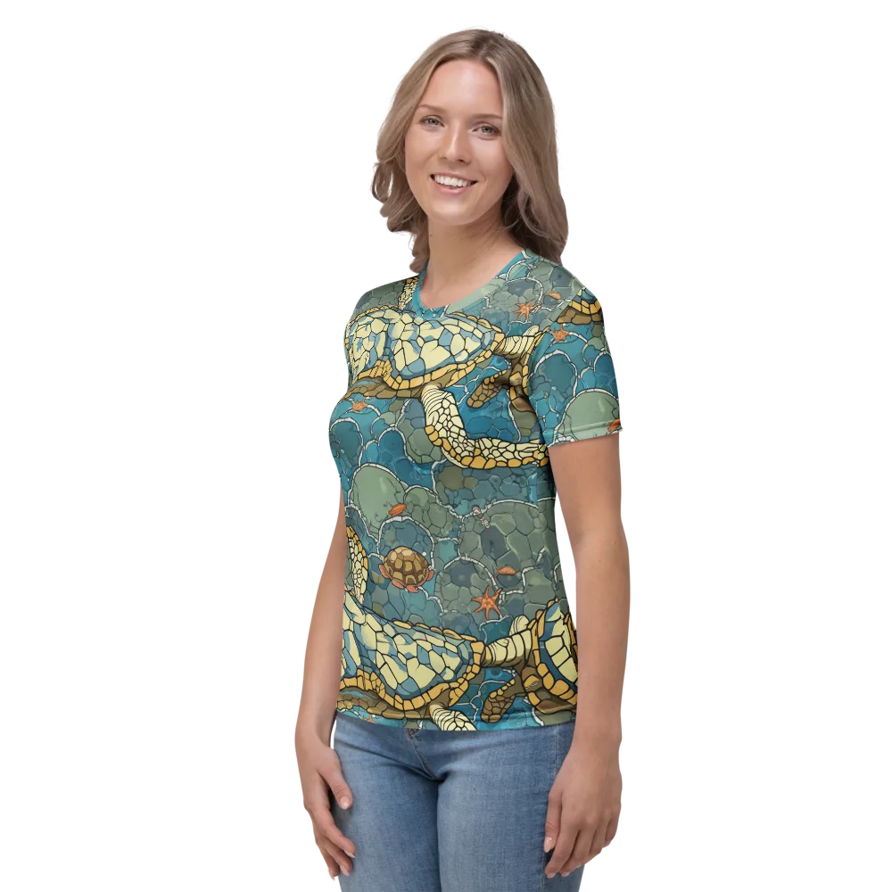Shellwater Atlas on Women's Crew Neck T-Shirt — Left