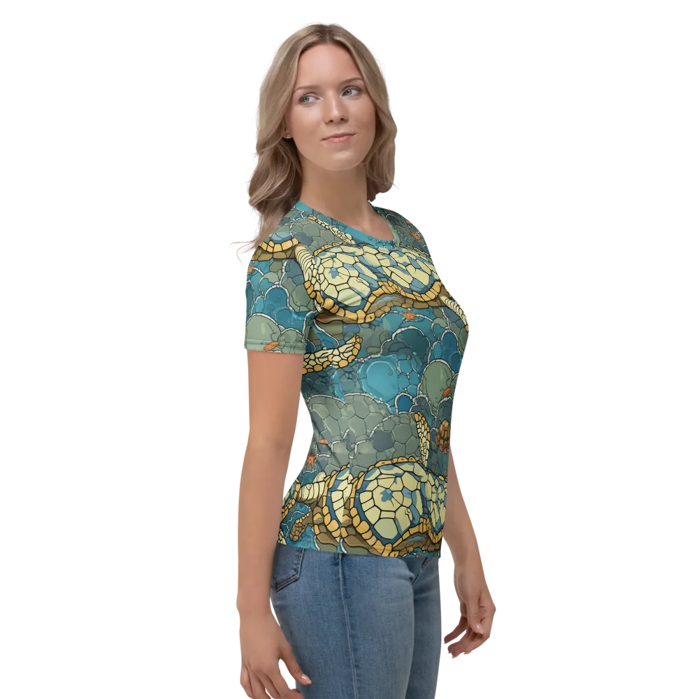 Shellwater Atlas on Women's Crew Neck T-Shirt — Right