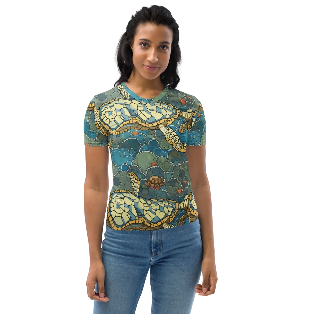 Shellwater Atlas on Women's Crew Neck T-Shirt — Front