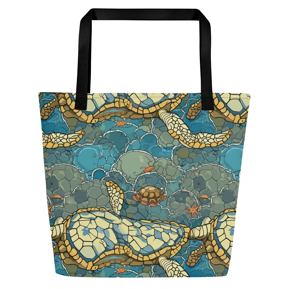 Shellwater Atlas on Large Tote Bag W/ Pocket — Front