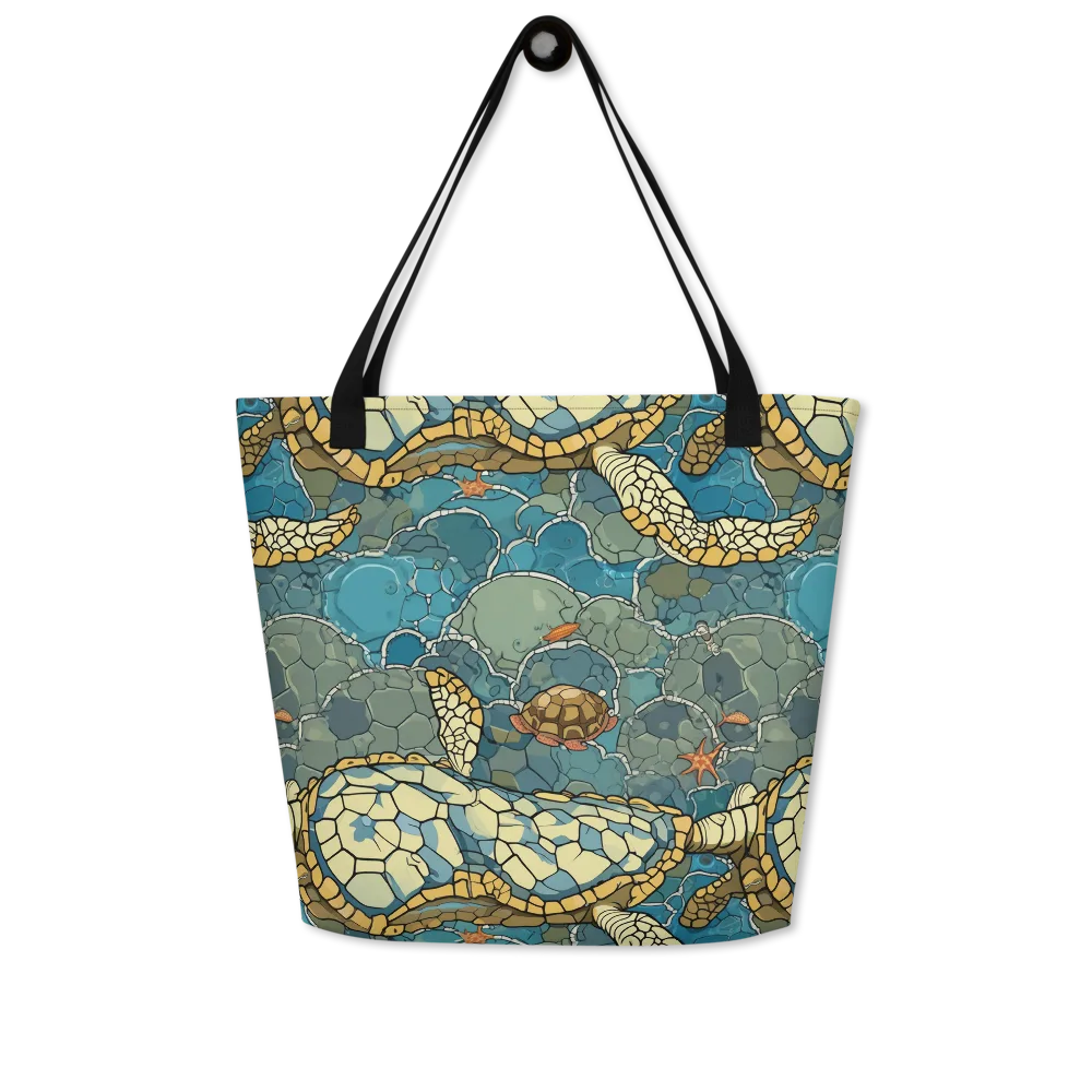 Shellwater Atlas on Large Tote Bag W/ Pocket — Front