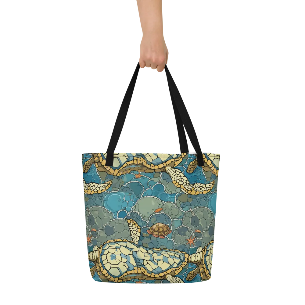 Shellwater Atlas on Large Tote Bag W/ Pocket — Front
