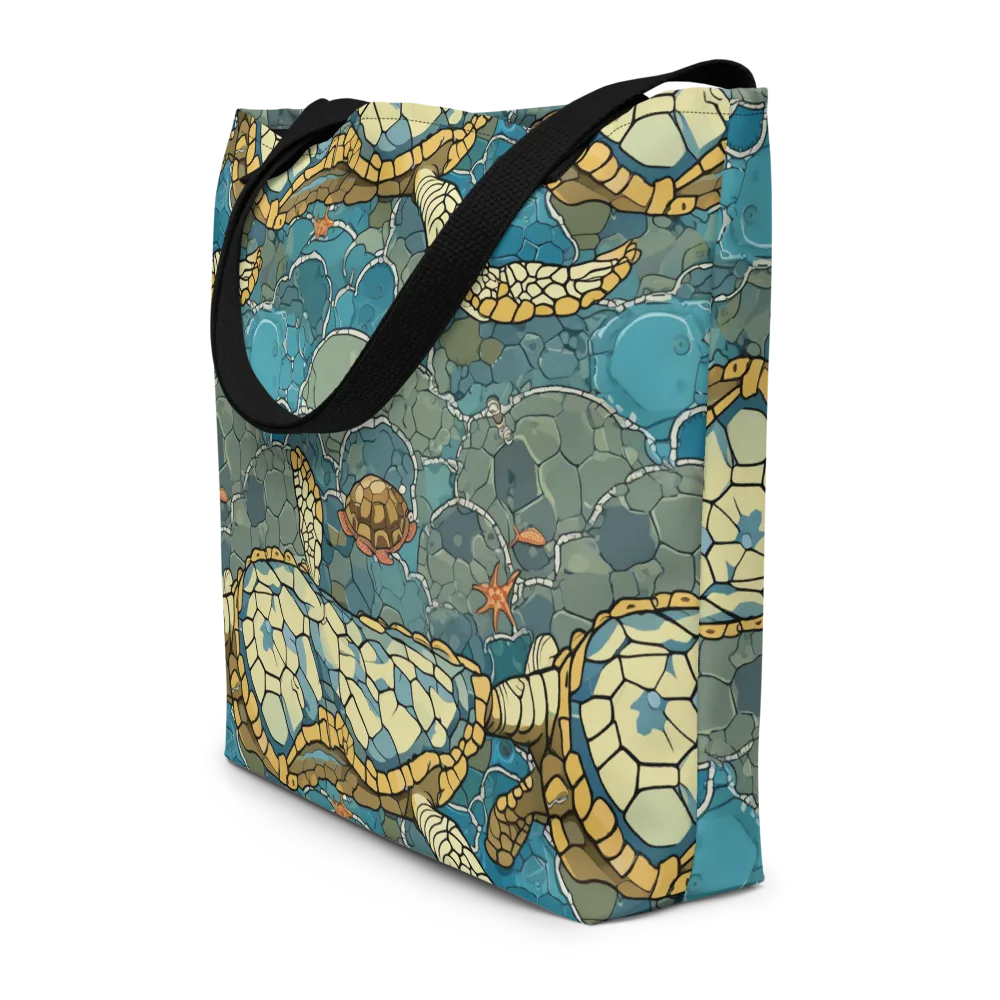 Shellwater Atlas on Large Tote Bag W/ Pocket — Front