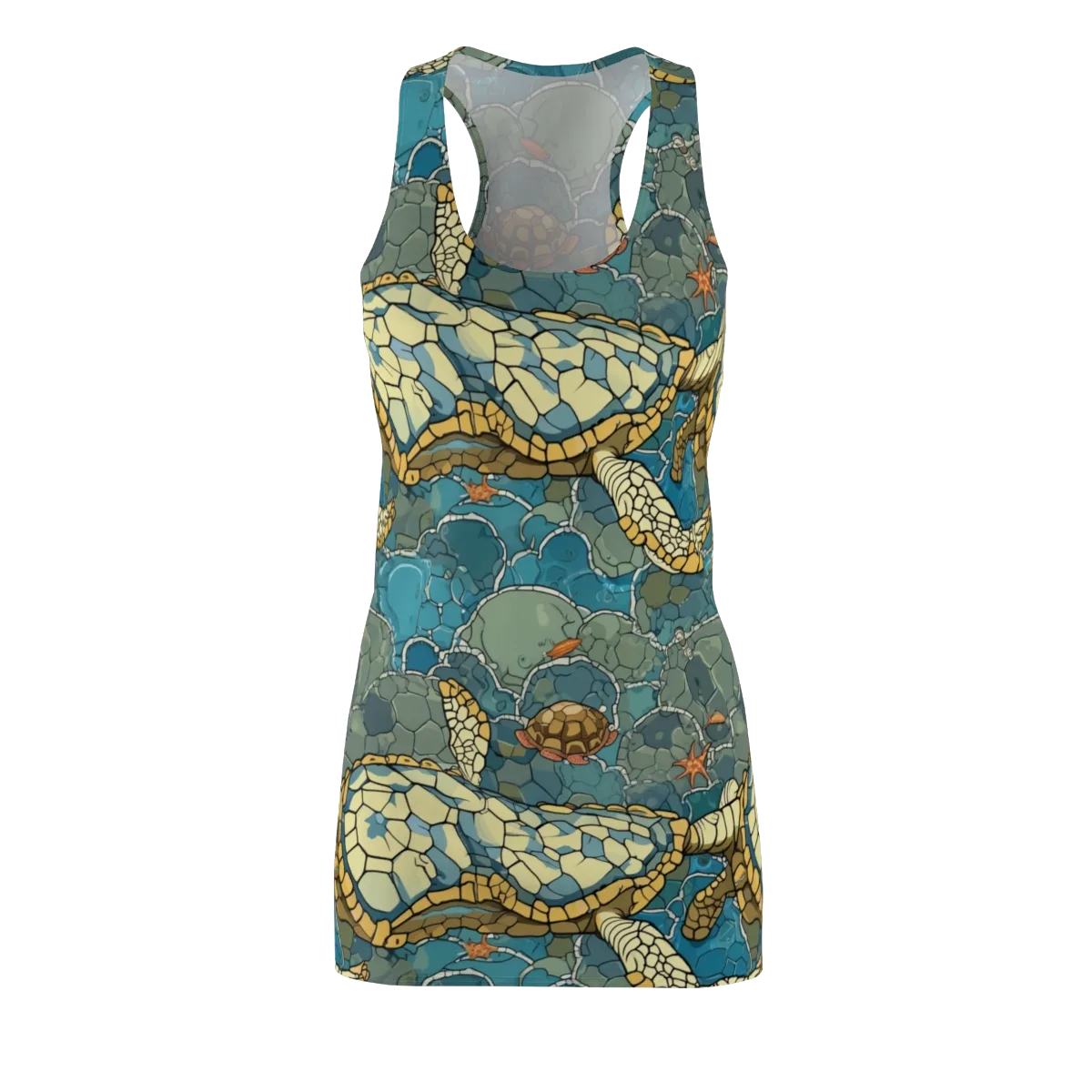 Shellwater Atlas on Racerback Dress — Front