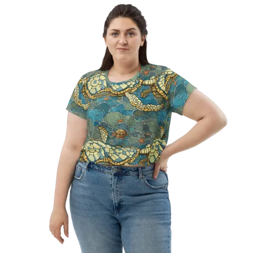 Shellwater Atlas on a Crop Tee