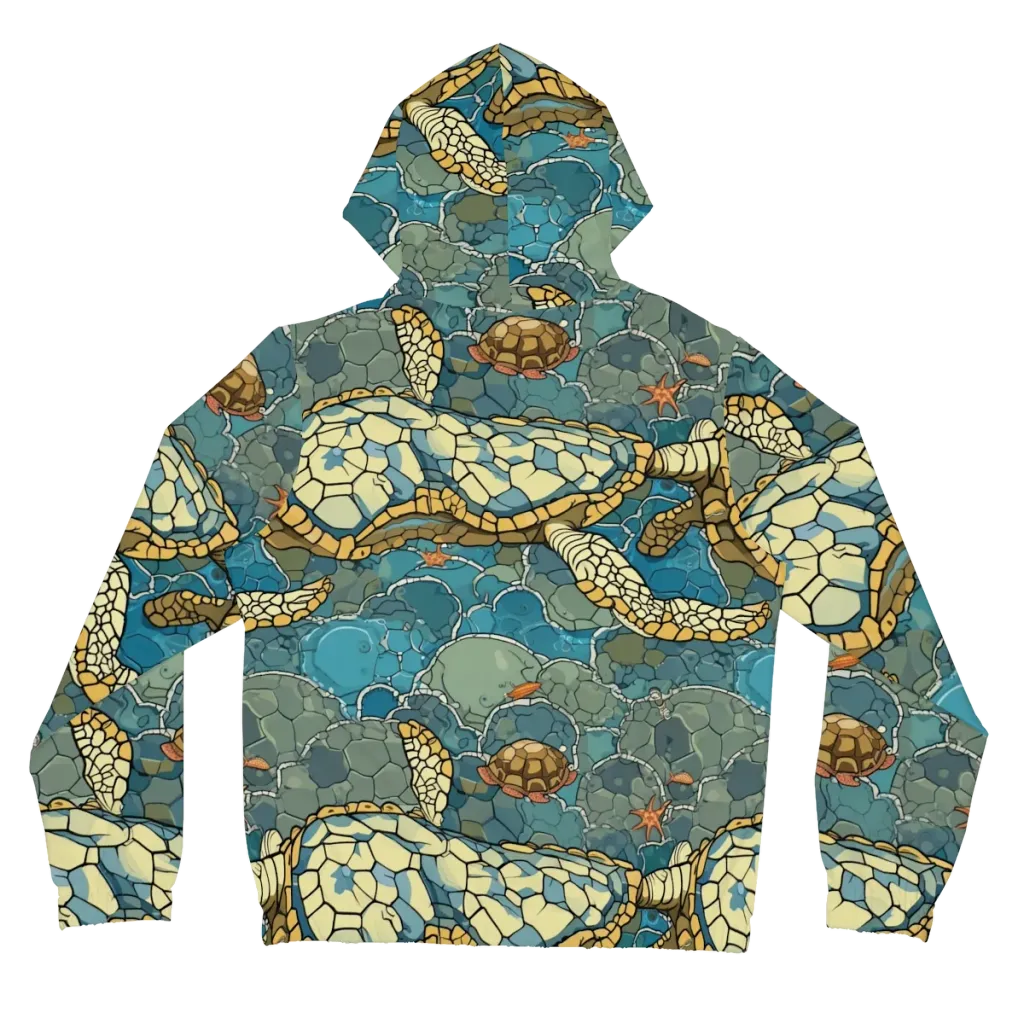 Shellwater Atlas on Women's Full-Zip Hoodie — Back