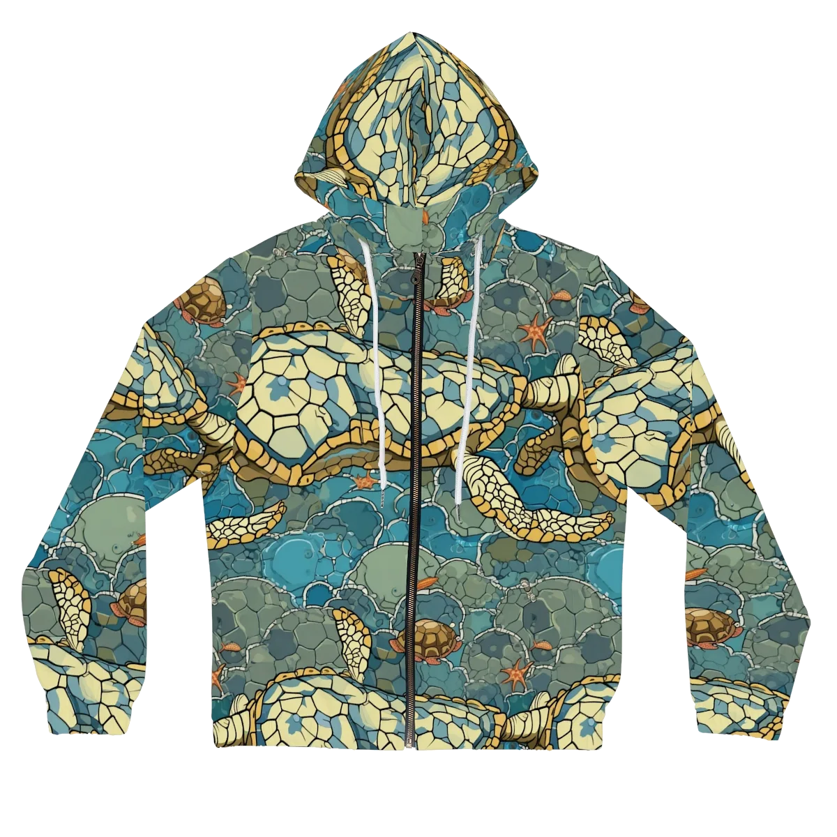 Shellwater Atlas on Women's Full-Zip Hoodie — Front