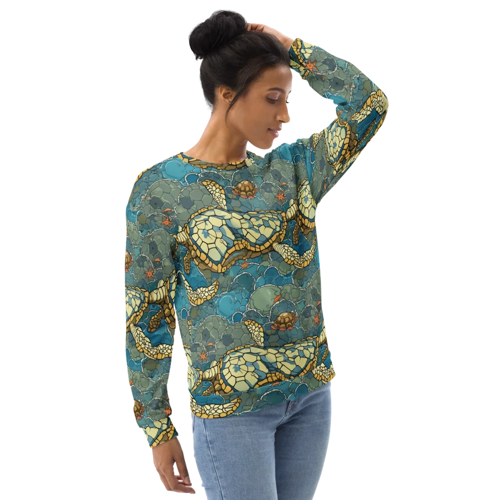 Shellwater Atlas on Sweatshirt — Right Front