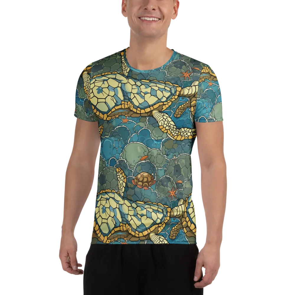 Shellwater Atlas on Men's Athletic T-Shirt — Front