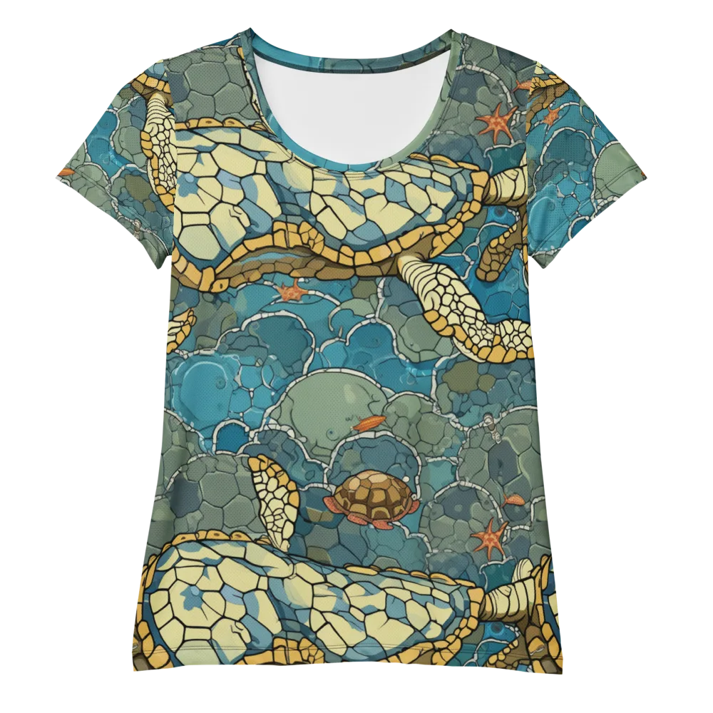 Shellwater Atlas on Women's Athletic T-Shirt — Front