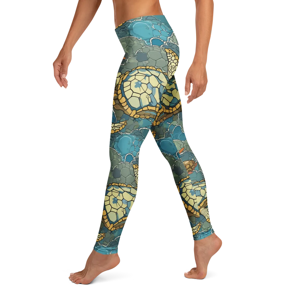 Shellwater Atlas on Leggings — Left