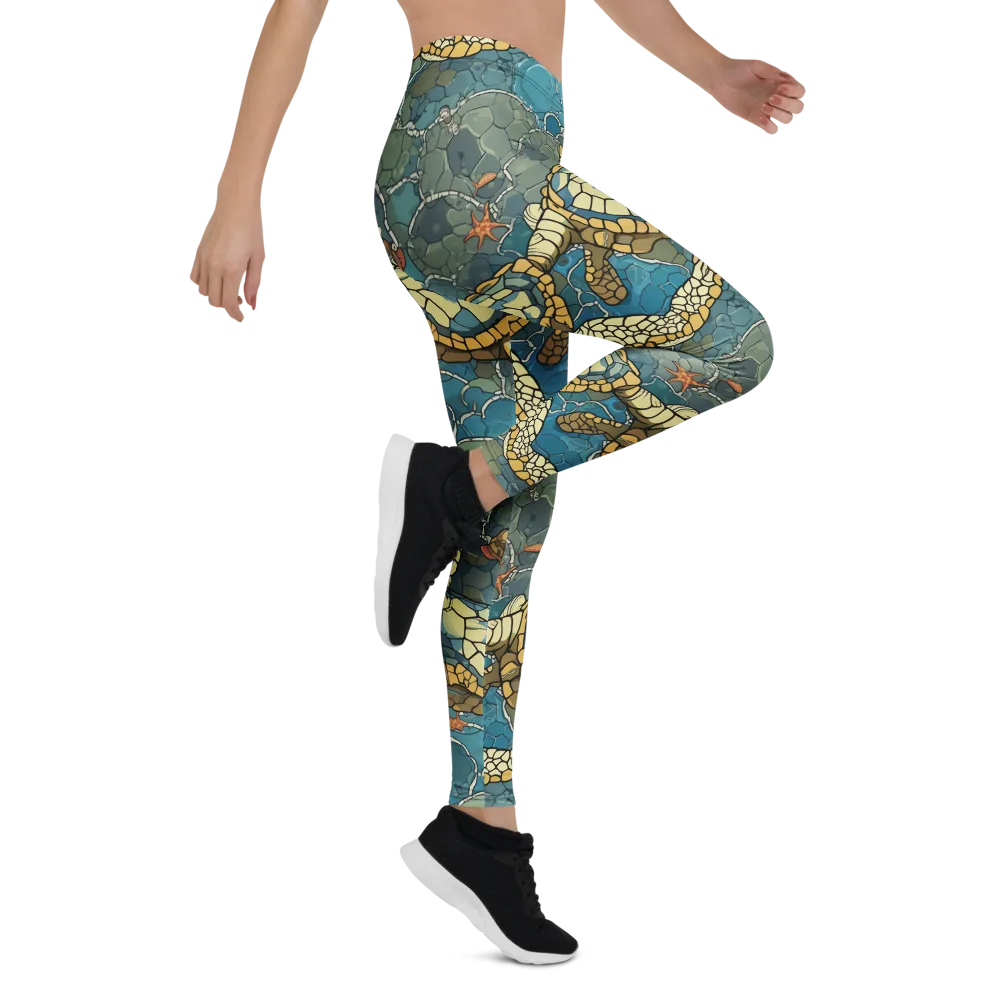 Shellwater Atlas on Leggings — Right