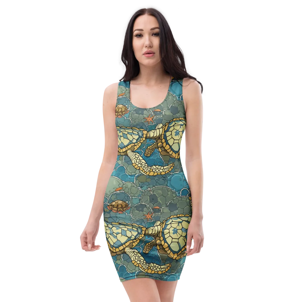 Shellwater Atlas on Bodycon Dress — Front
