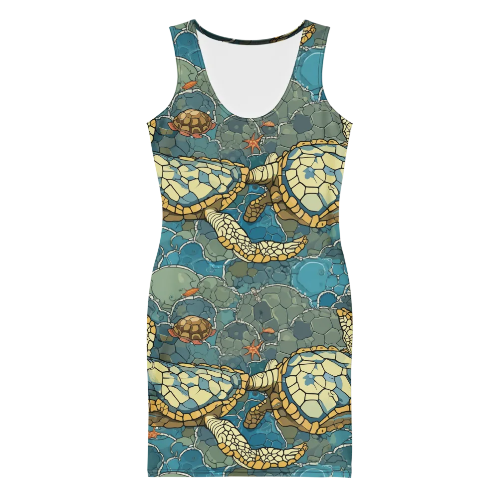 Shellwater Atlas on Bodycon Dress — Front