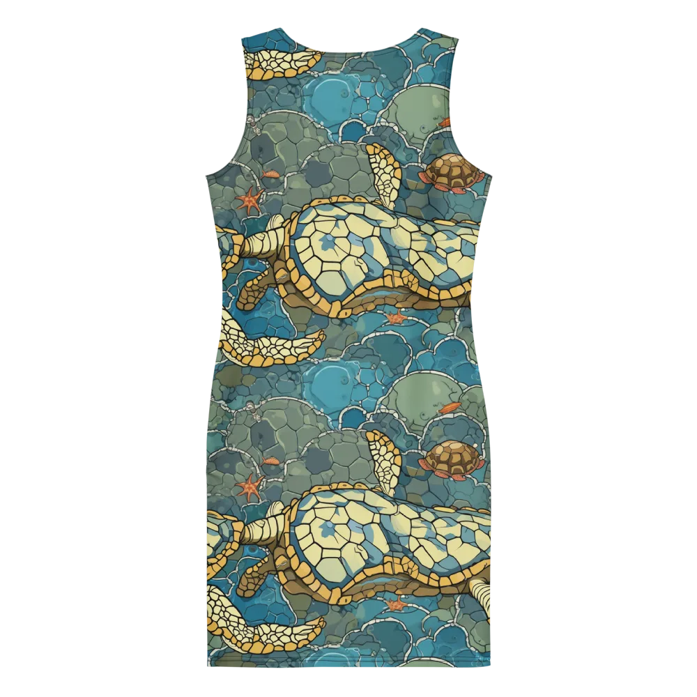 Shellwater Atlas on Bodycon Dress — Back