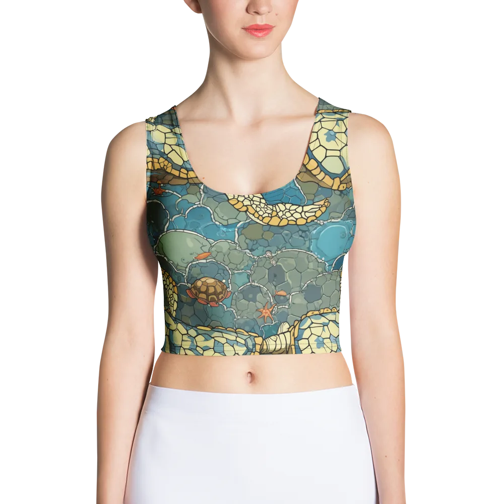 Shellwater Atlas on Crop Top — Front