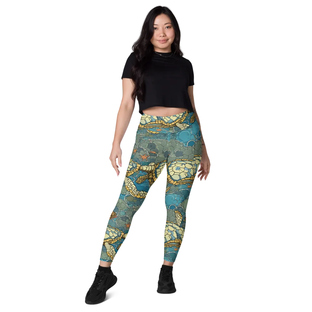 Shellwater Atlas on Leggings with Pockets — Front