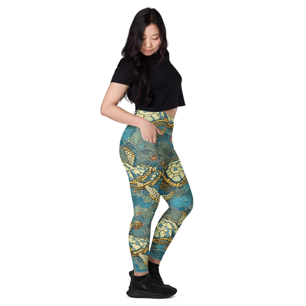 Shellwater Atlas on Leggings with Pockets — Right