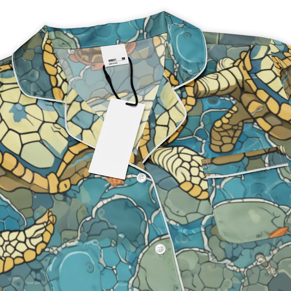 Shellwater Atlas on Women's Short Sleeve Pajama Top — Product details