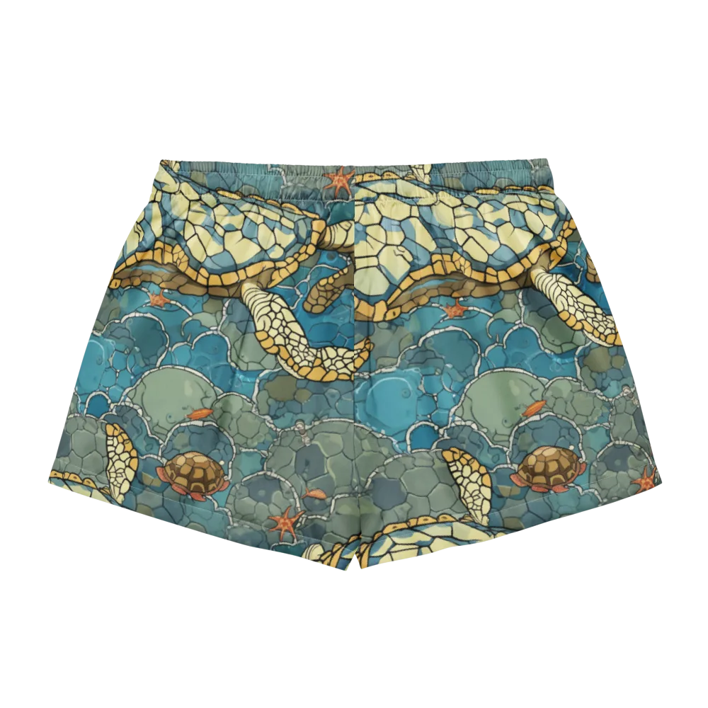 Shellwater Atlas on Women's Pajama Shorts — Back