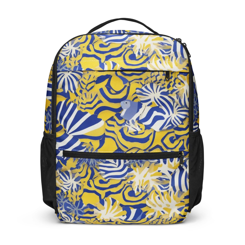 Bluebird Mirage on Utility Backpack — Front