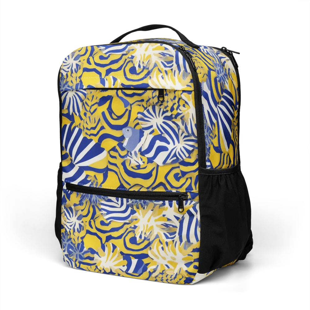 Bluebird Mirage on Utility Backpack — Left Front