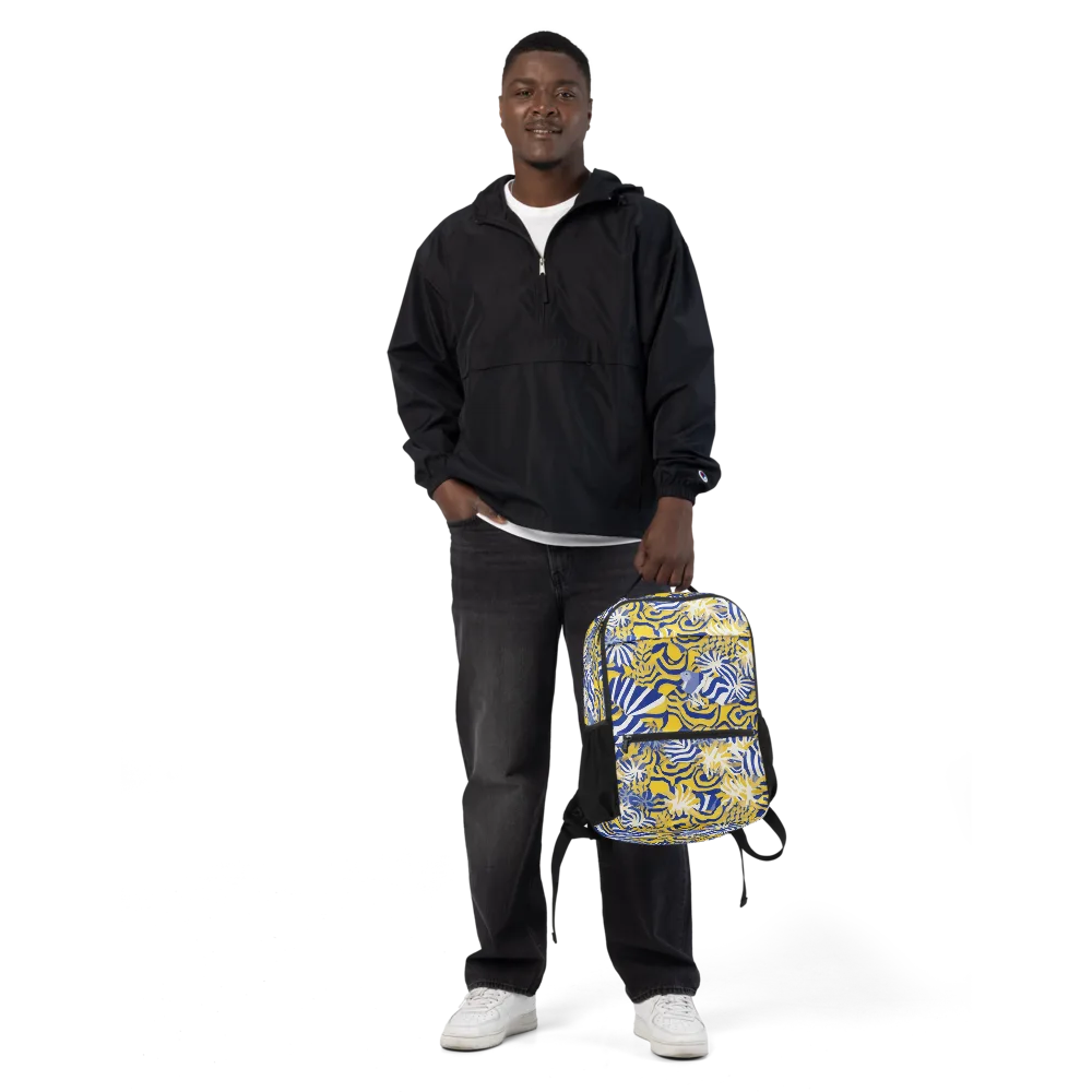 Bluebird Mirage on Utility Backpack — Front