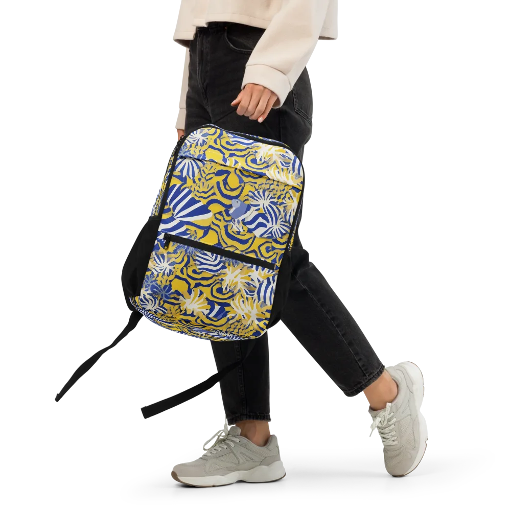 Bluebird Mirage on Utility Backpack — Front