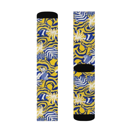 Bluebird Mirage on a Socks
